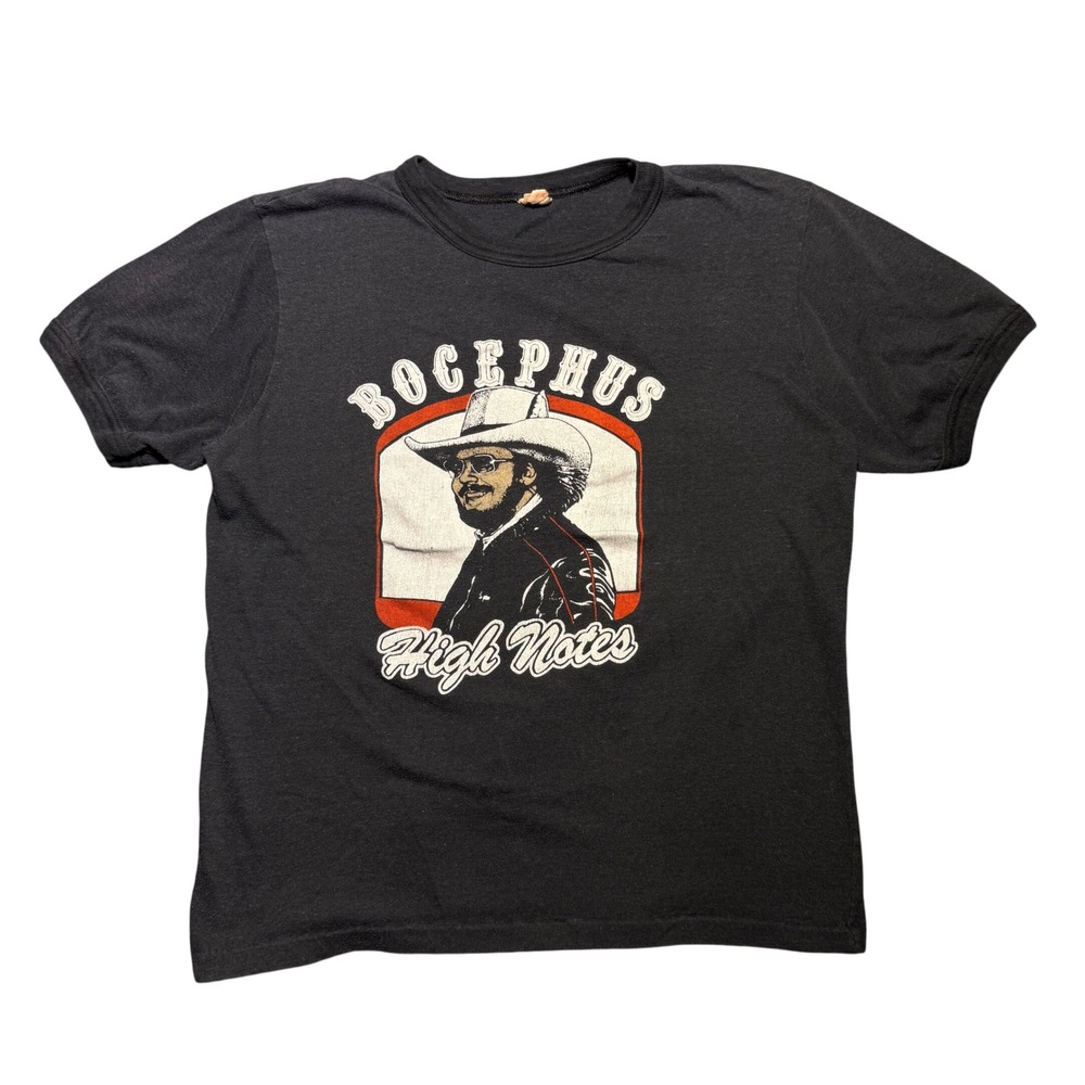 Vintage Bocephus High Notes Hank Williams Jr Black T-Shirt L